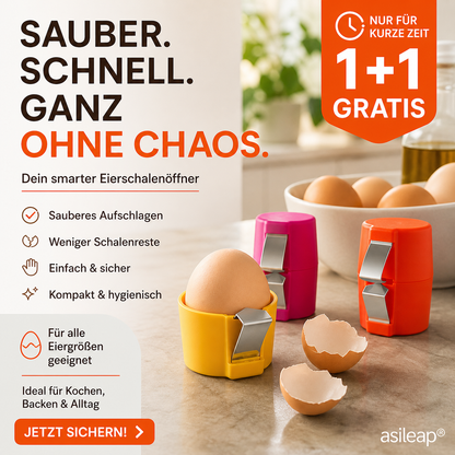 🍳 zeitlich begrenzt /nur für kurze Zeit！！ & Eigelb-Separator – hygienisch, einfach in der Handhabung & vielseitig für rohe und gekochte Eier 🥚