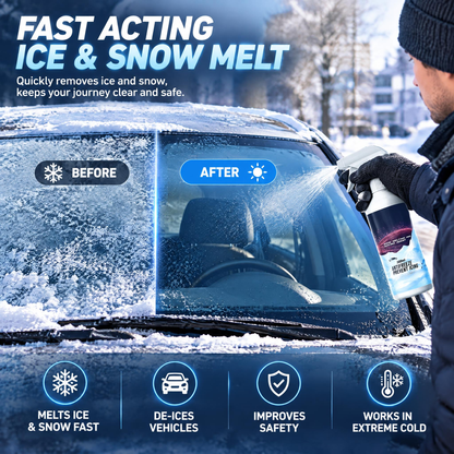 🧊 Hocheffizientes Schnee- und Eisschmelzmittel; geeignet für großflächiges Schneeschmelzen und die Enteisung von Fahrzeugen.