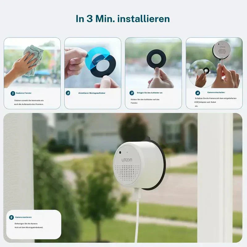 🥳2026 Top-Seller 🥳💞 Sicherheitsmanager✨ 💝 Kristallklare 2K-Überwachungskamera 🎥 Farbnachtsicht 🌙 24/7-Aufzeichnung und intelligente Alarme 🚨 Einfache Installation! 🔒