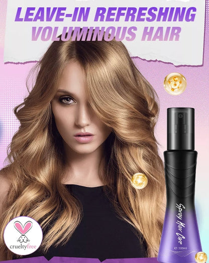 🔥Heiße Aktion 49% RABATT🎁Leave-In Erfrischendes Volumen-Spray für Haarpflege, Nicht-Klebrig💕