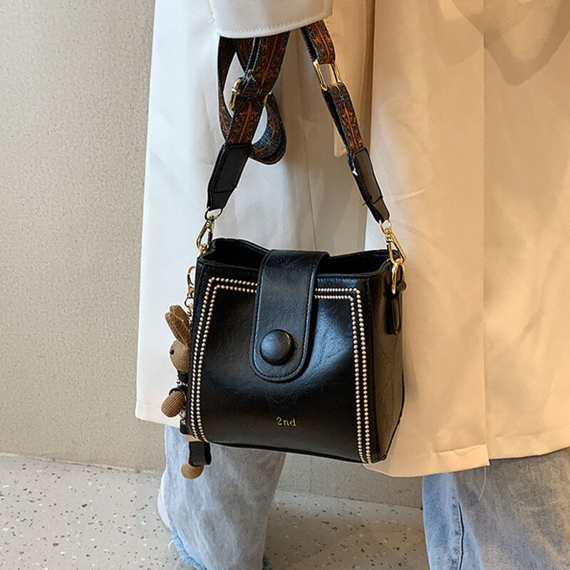 🎄Vintage Modetasche mit verstellbarem breitem Schulterriemen👜