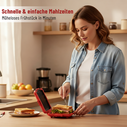 🔥Neu 2026: Nur €29,99 für kurze Zeit!🔥Mikrowellen-Toaster & Sandwichmaker für schnelles Kochen