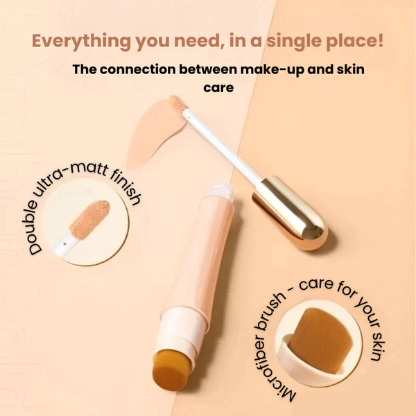 ✨ Das beste Geschenk für Sie ✨ 2-in-1-Grundierungs-Make-up + Anti-Falten-Korrektor