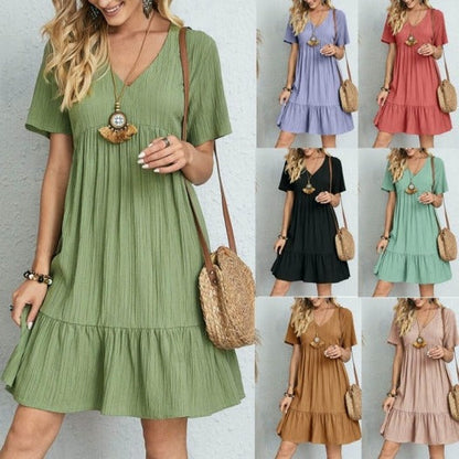 👚💃zeitlich begrenztes Sonderangebot💥 ein Spitzenkleid mit lockerer Taille