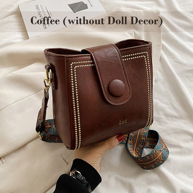 🎄Vintage Modetasche mit verstellbarem breitem Schulterriemen👜