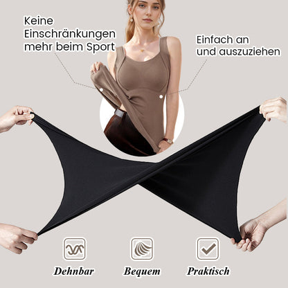 ✨2025 Neu💖Verdicktes, warmes Tanktop mit integriertem BH