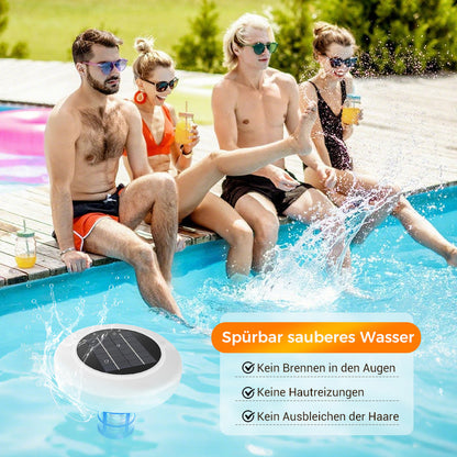 🌞💧 50% RABATT! Solar-Ionisator für dauerhaft glasklares Schwimmbadwasser – Reduziert Chlor bis zu 80%, umweltfreundlich & wartungsarm ✨