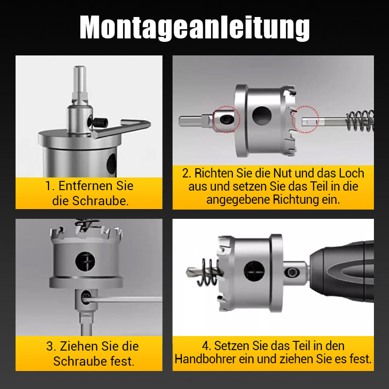 Frühlingsangebot Jetzt bestellen und 60 % Rabatt sichern  Hartmetall-Lochfräser für Metall🔥