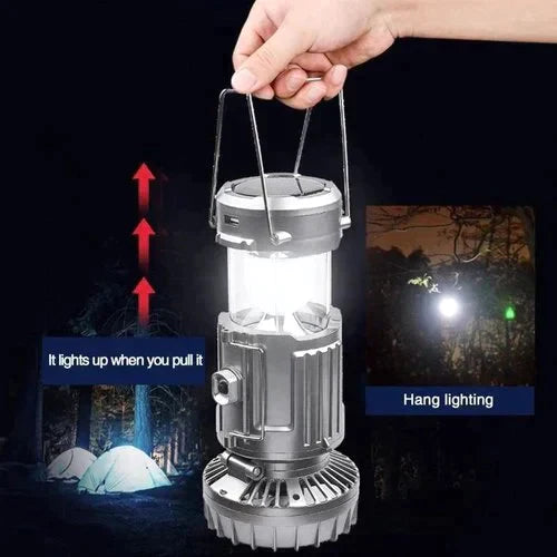 📢📢50 % Rabatt!! ⏰ Tragbare LED-Camping-Laterne mit Ventilator