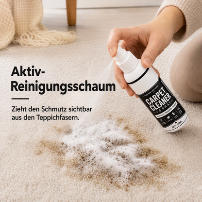 📢📢50 % Rabatt!!🧼✨ Tiefenreinigendes Teppichspray – entfernt hartnäckige Flecken und neutralisiert Gerüche sofort!