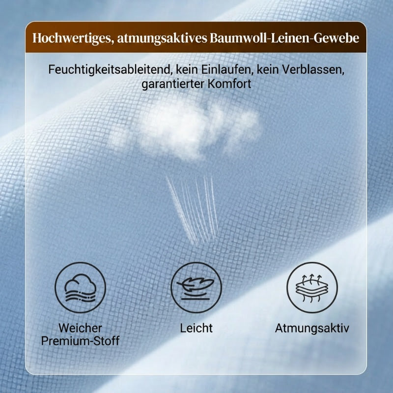 💕40% RABATT💕Lässige Baumwoll- und Leinenhosen für Damen