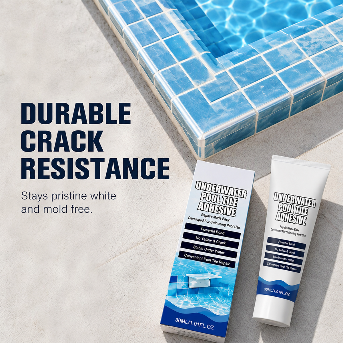 🔥50 % RABATT!🥳Hochfester Kleber für Unterwasser-Poolfliesen