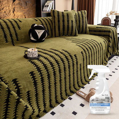 🛋️ 53% RABATT 2025! ✨ Plüsch Sofaüberwurf - Extra Dicke & Rutschfeste Decke mit Elastischen Kanten für Herbst und Winter 🍂❄️