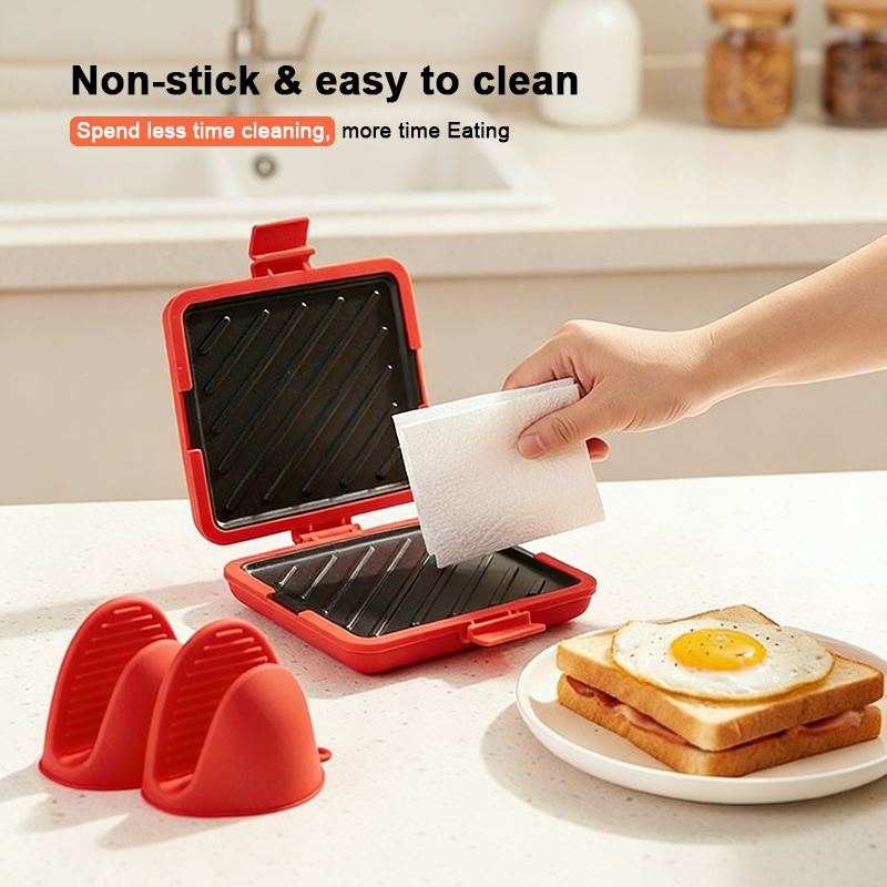 🔥Neu 2026: Nur €29,99 für kurze Zeit!🔥Mikrowellen-Toaster & Sandwichmaker für schnelles Kochen