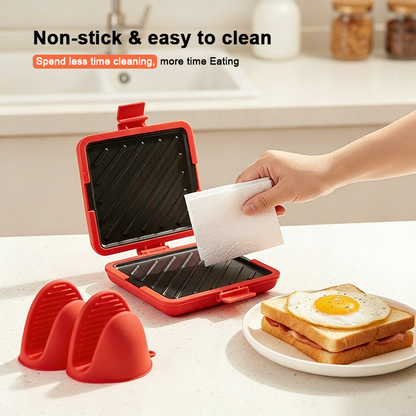 🔥Neu 2026: Nur €29,99 für kurze Zeit!🔥Mikrowellen-Toaster & Sandwichmaker für schnelles Kochen