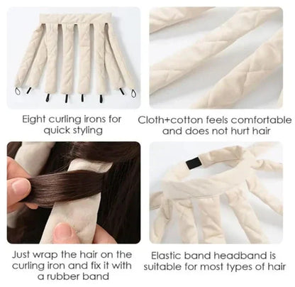 💥HEISSER ANGEBOT🟒�Schlafhaargummi – Lockenstab ohne Hitze🧑‍🦱🥰