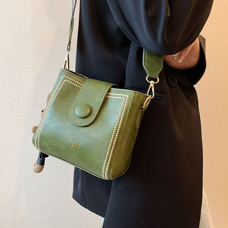 🎄Vintage Modetasche mit verstellbarem breitem Schulterriemen👜
