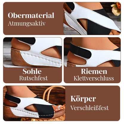 🔥HOT SALE-50% OFF🔥Ultra-bequeme orthopädische Sandalen mit schrägem Absatz für Frauen
