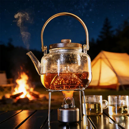 🔥 Tragbarer Spirituskocher ✨ Leicht & Kompakt für Camping, Outdoor & Wandern 🚀