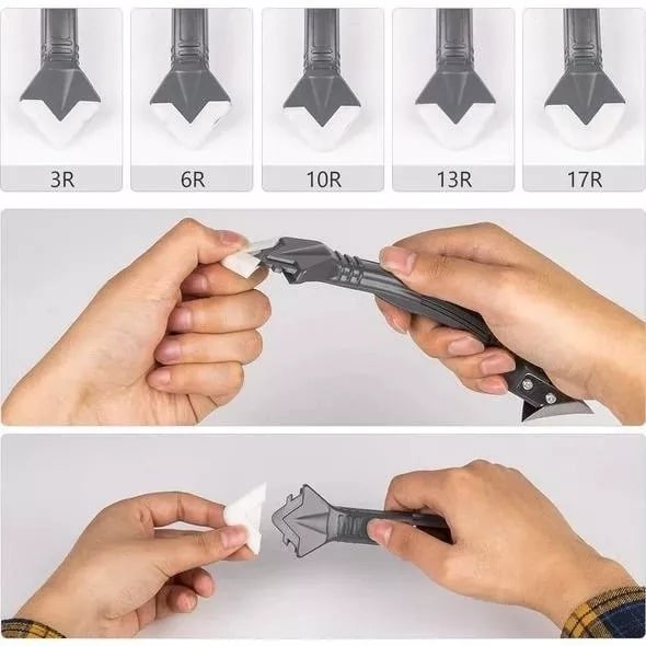 🔥 KAUFE 3, ERHALTE 1 GRATIS! 🔧 3-in-1 Silikon-Fugenwerkzeug – Entfernen, Auftragen & Glätten in einem – Ideal für präzise & saubere Fugenarbeiten 🏠