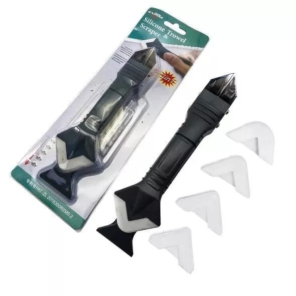 🔥 KAUFE 3, ERHALTE 1 GRATIS! 🔧 3-in-1 Silikon-Fugenwerkzeug – Entfernen, Auftragen & Glätten in einem – Ideal für präzise & saubere Fugenarbeiten 🏠