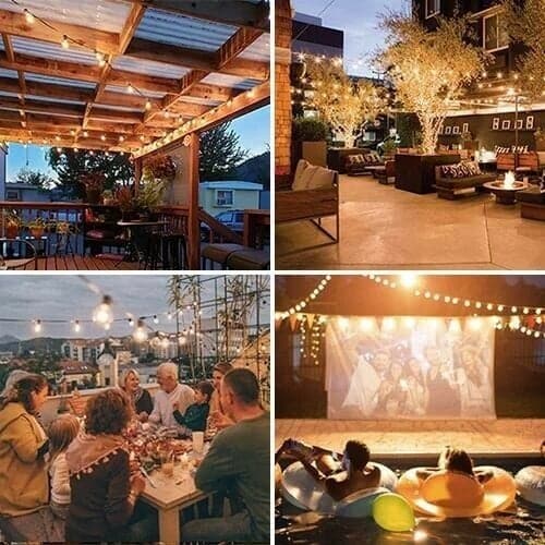 💎 40% RABATT! 💎 Wasserdichte Solar-LED-Lichtgirlanden – IP65, Fernbedienung & 10 Std. Laufzeit für Garten, Terrasse & Feste 🌞✨