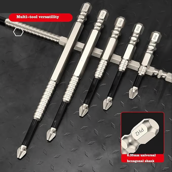 🥳Neujahrsangebote💥Hochmagnetisches Schraubendreher-Bohrer-Set