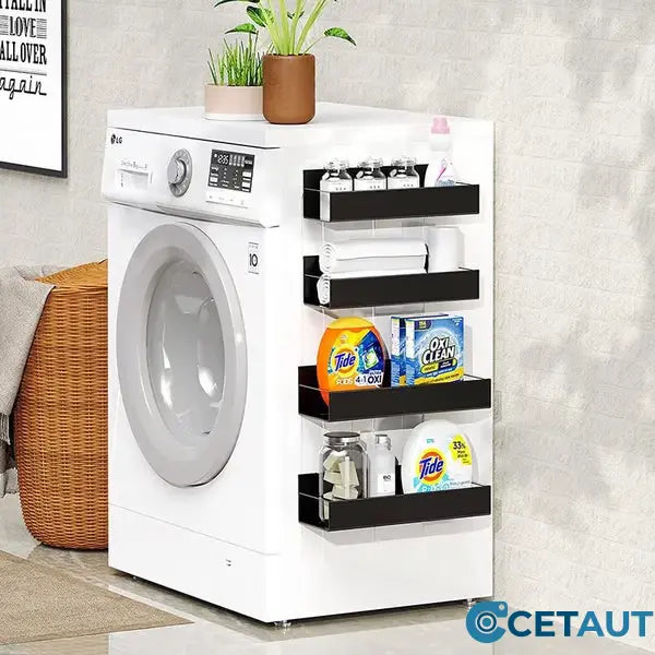 🔥Letzter Tag 40% Rabatt🔥Magnetisches Lagerregal ohne Lochen – Platzsparender Küchen-Organizer