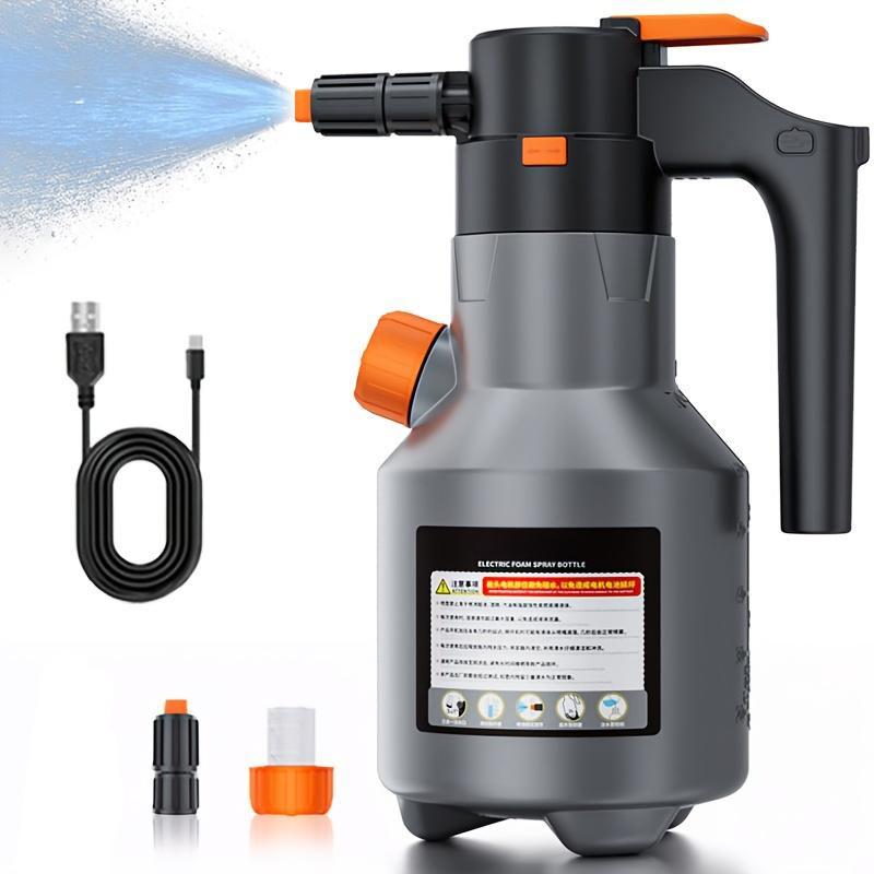 ✨🚿 Elektrische Hochdruck-Schaumpistole mit XXL-Tank & langer Akkulaufzeit – für Auto, Haushalt & Küche 🧼💪 kraftvolle Multifunktionsreinigung auf hohem Niveau！