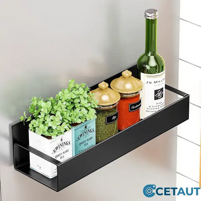 🔥Letzter Tag 40% Rabatt🔥Magnetisches Lagerregal ohne Lochen – Platzsparender Küchen-Organizer