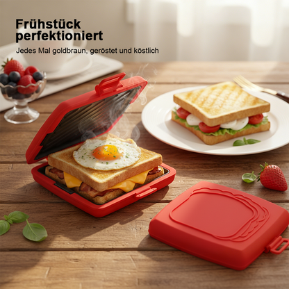 🔥Neu 2026: Nur €29,99 für kurze Zeit!🔥Mikrowellen-Toaster & Sandwichmaker für schnelles Kochen