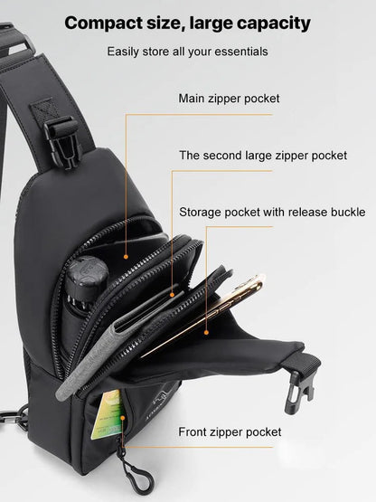 🎯✨50% RABATT – LIMITIERTES ANGEBOT! Oxford-Stofftasche für die Brust 👜💥