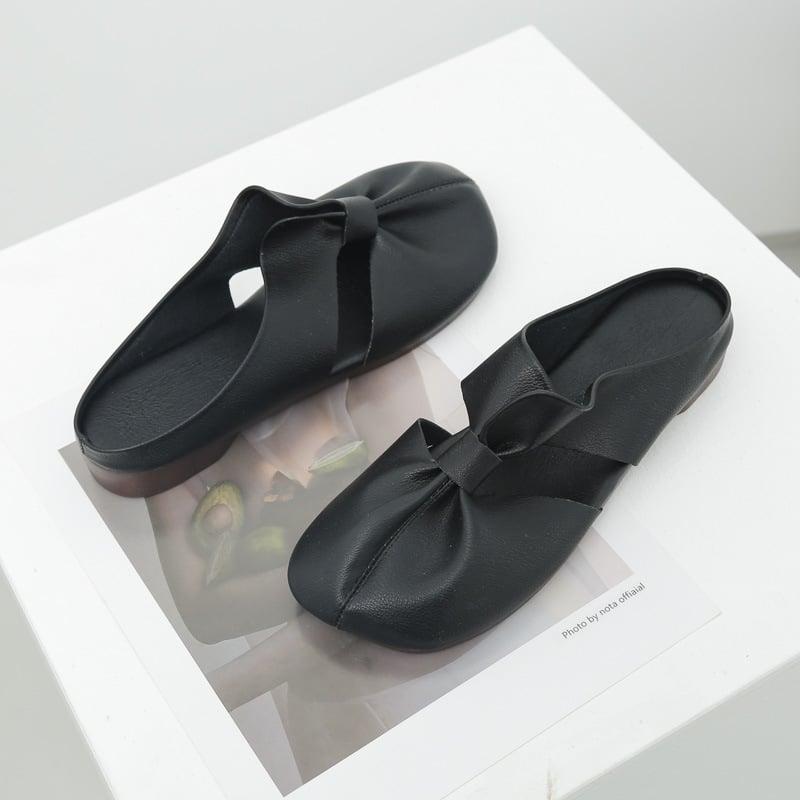 🎊2025 Neujahr Heißer Verkauf👣Flache Pantoletten im Ausgeschnittenes Design