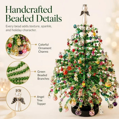 🎄✨ DIY-Set für den Weihnachtsbaum mit Perlen – 🎅 Gestalte deine eigene funkelnde Weihnachtsdekoration