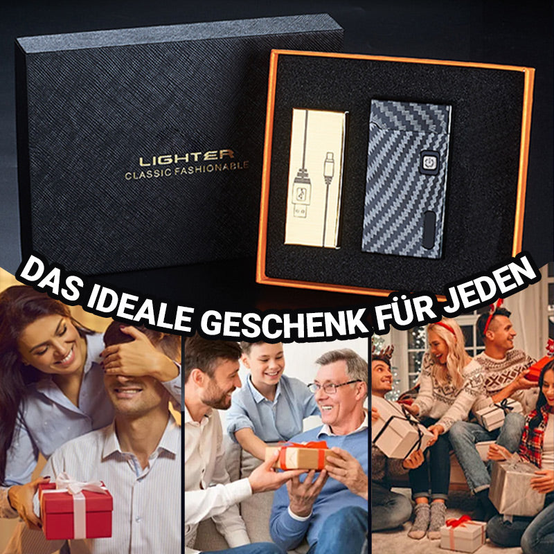 🔥Neujahrsangebot🔥Wiederaufladbares Induktionskerosinfeuerzeug mit Indikator