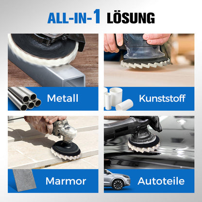 🎁 Mehr kaufen, mehr Vorteile!!✨ Wollpolierscheibe für Winkelschleifer – Hochglanz-Spiegelfinish! Langlebig  Vielseitig! 🔧