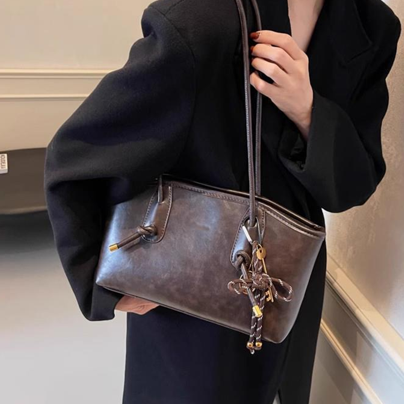 👜✨ Vintage-Umhängetasche aus PU-Leder für Damen – Zeitlos schön!