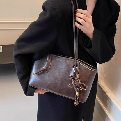 👜✨ Vintage-Umhängetasche aus PU-Leder für Damen – Zeitlos schön!