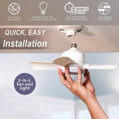 🌀 50% RABATT! ⏳ 40W LED-Deckenventilator mit Licht & Fernbedienung – Ultra-leise, 52 cm & E27-Fassung – Perfekt für Schlafzimmer, Küche oder Garage – inklusive B22-Adapter 🔥