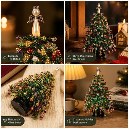 🎄✨ DIY-Set für den Weihnachtsbaum mit Perlen – 🎅 Gestalte deine eigene funkelnde Weihnachtsdekoration
