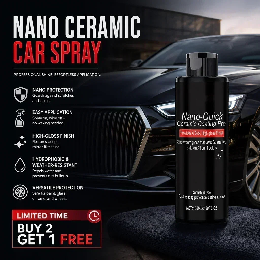 ⏰1+1 GRATIS nur für kurze Zeit! 🚗✨Nano-Keramikversiegelung für Autos – Lackschutz & Glanzpflege