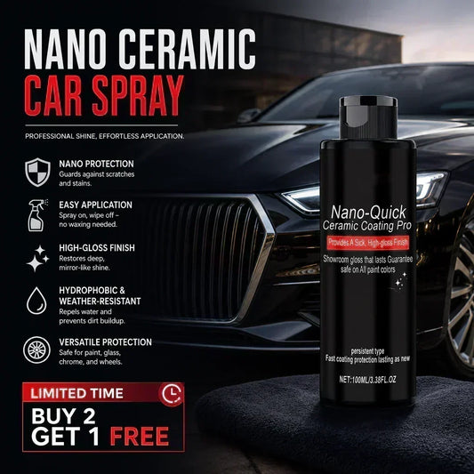 ⏰1+1 GRATIS nur für kurze Zeit! 🚗✨Nano-Keramikversiegelung für Autos – Lackschutz & Glanzpflege