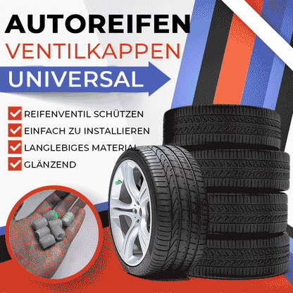 🎁 Heißer Verkauf 50% Rabatt💥Universelle Ventilkappen Für Autoreifen,4Stück