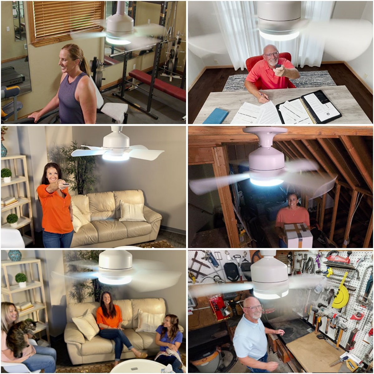 🌀 50% RABATT! ⏳ 40W LED-Deckenventilator mit Licht & Fernbedienung – Ultra-leise, 52 cm & E27-Fassung – Perfekt für Schlafzimmer, Küche oder Garage – inklusive B22-Adapter 🔥