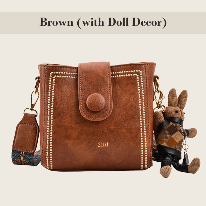 🎄Vintage Modetasche mit verstellbarem breitem Schulterriemen👜