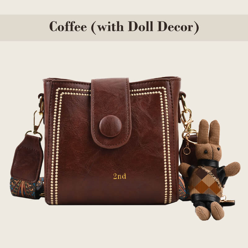 🎄Vintage Modetasche mit verstellbarem breitem Schulterriemen👜