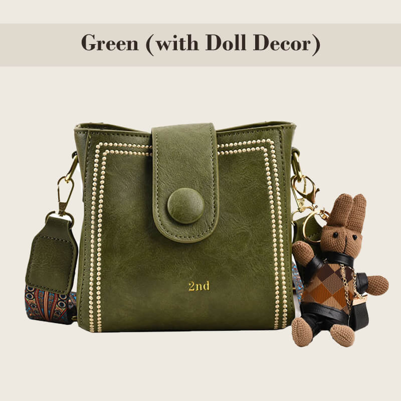 🎄Vintage Modetasche mit verstellbarem breitem Schulterriemen👜