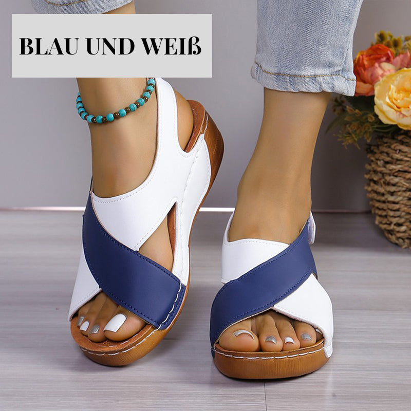 🔥HOT SALE-50% OFF🔥Ultra-bequeme orthopädische Sandalen mit schrägem Absatz für Frauen