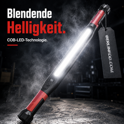 📢📢50 % Rabatt!! ⏰💡Wiederaufladbare Werkstattleuchte – 3000 LM, IPX4 Wassergeschützt & 360° Haken!