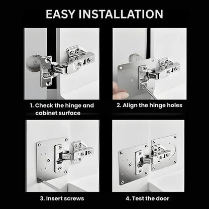 🛠️ HingePlate DIY Möbelscharniere Reparatur Seitenplatte 🏠 Einfache Scharnierreparatur